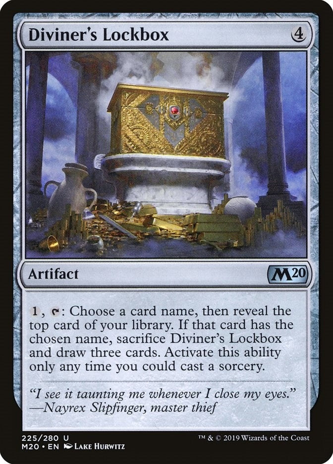 Image for Diviner's Lockbox (225) (Core Set 2020) (M20) - Magic: The Gathering