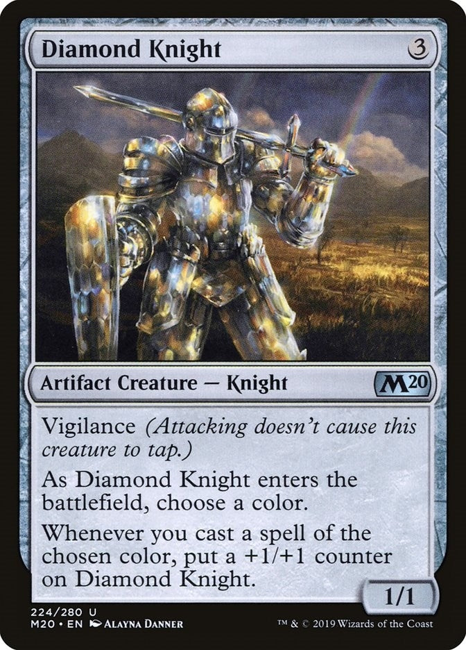 Image for Diamond Knight (224) (Core Set 2020) (M20) - Magic: The Gathering