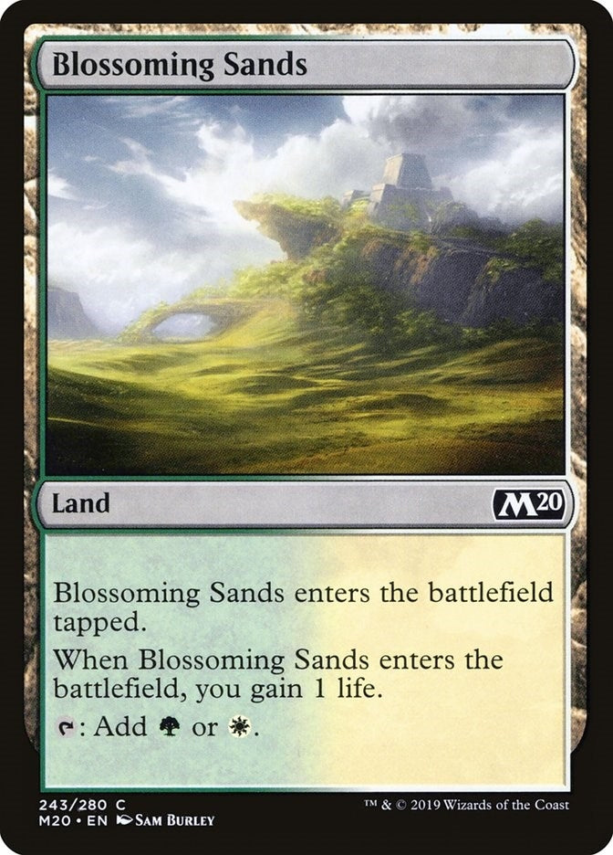 Image for Blossoming Sands (243) (Core Set 2020) (M20) - Magic: The Gathering