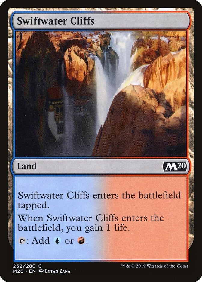 Image for Swiftwater Cliffs (252) (Core Set 2020) (M20) - Magic: The Gathering