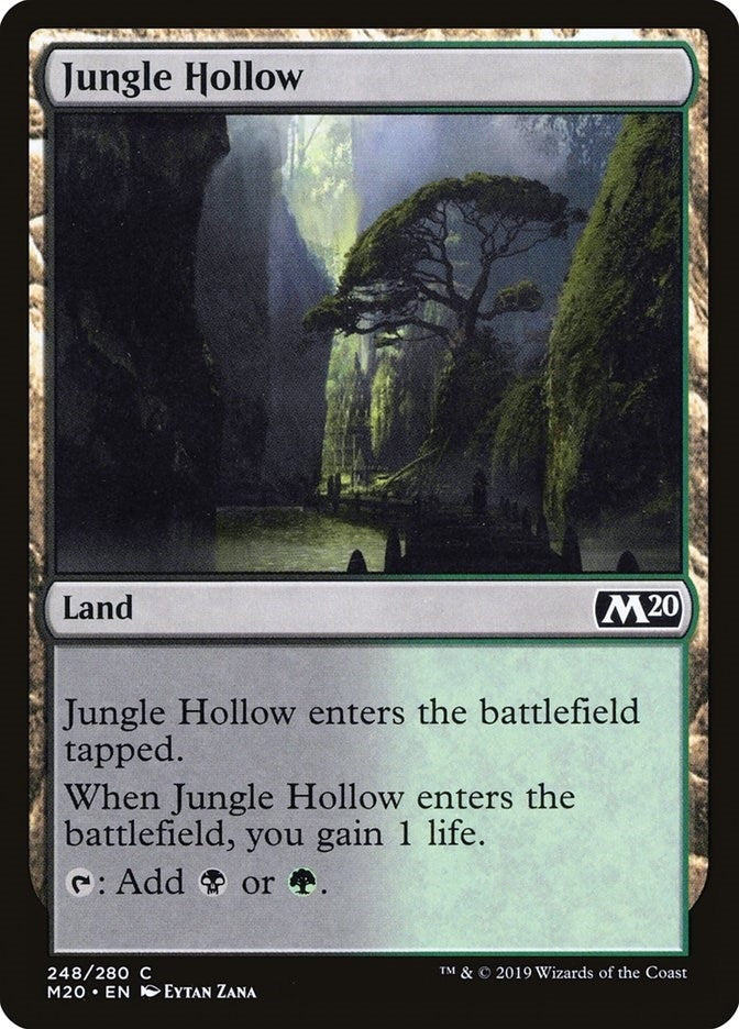 Image for Jungle Hollow (248) (Core Set 2020) (M20) - Magic: The Gathering