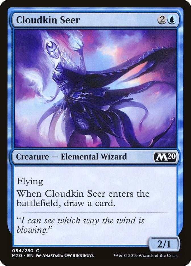 Image for Cloudkin Seer (54) (Core Set 2020) (M20) - Magic: The Gathering
