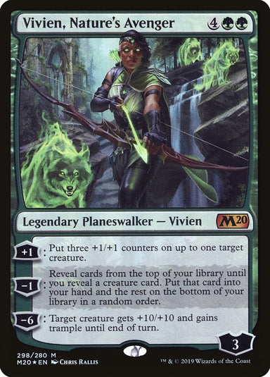 Image for Vivien, Nature's Avenger (298) (M20) - Magic: The Gathering