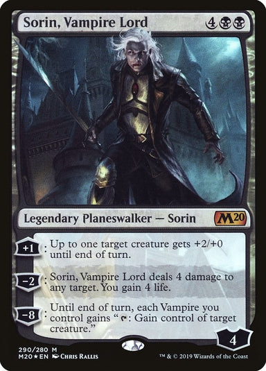 Image for Sorin, Vampire Lord (290) (M20) - Magic: The Gathering