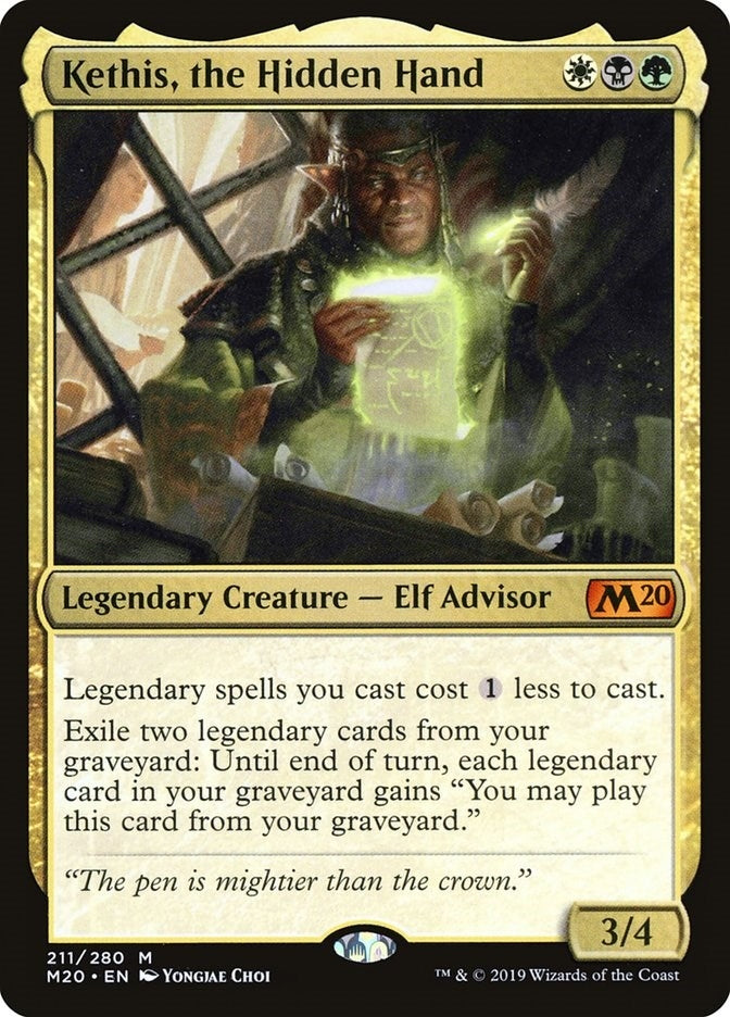 Image for Kethis, the Hidden Hand (211) (Core Set 2020) (M20) - Magic: The Gathering