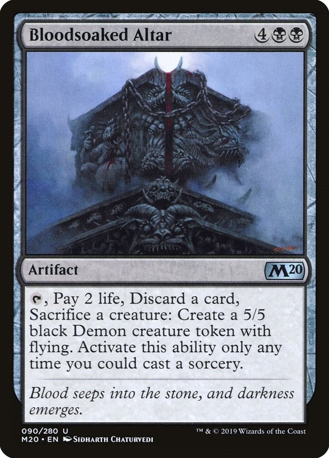 Image for Bloodsoaked Altar (90) (Core Set 2020) (M20) - Magic: The Gathering