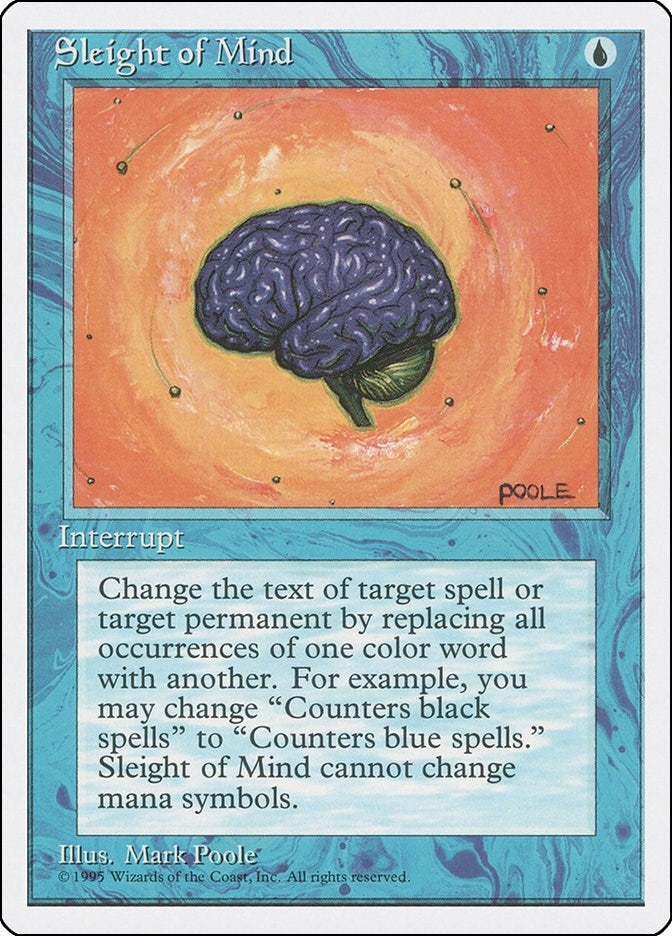 Image for Sleight of Mind (Fourth Edition) (4ED) - Magic: The Gathering