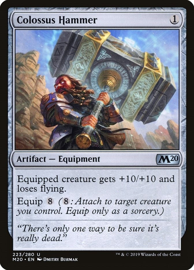 Image for Colossus Hammer (223) (Core Set 2020) (M20) - Magic: The Gathering