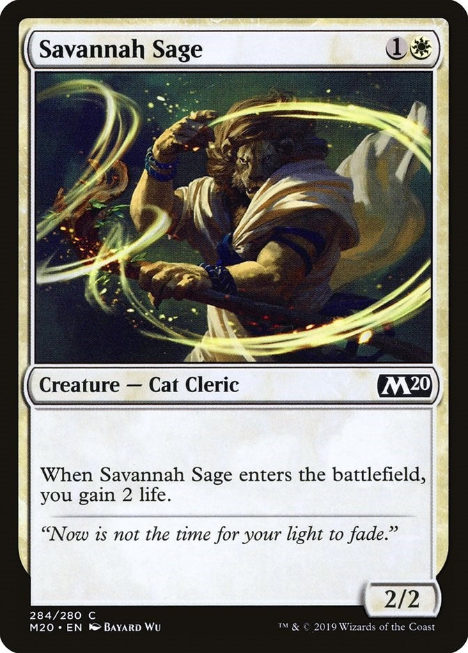 Image for Savannah Sage (284) (Core Set 2020) (M20) - Magic: The Gathering