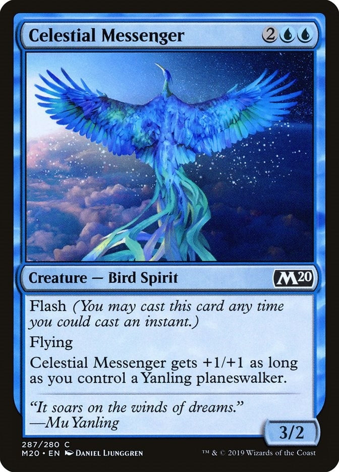 Image for Celestial Messenger (287) (Core Set 2020) (M20) - Magic: The Gathering
