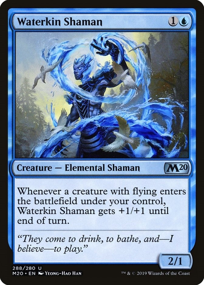 Image for Waterkin Shaman (288) (Core Set 2020) (M20) - Magic: The Gathering