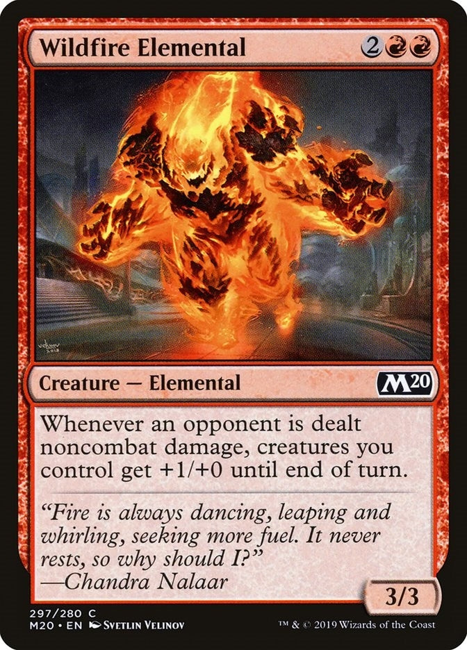 Image for Wildfire Elemental (297) (Core Set 2020) (M20) - Magic: The Gathering
