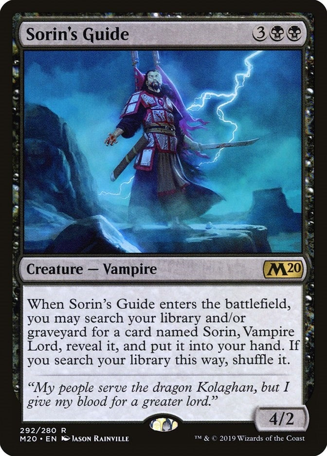 Image for Sorin's Guide (292) (M20) - Magic: The Gathering