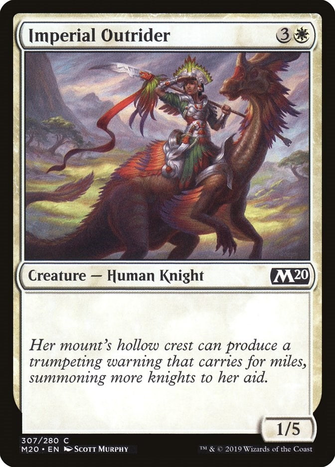 Image for Imperial Outrider (307) (Core Set 2020) (M20) - Magic: The Gathering