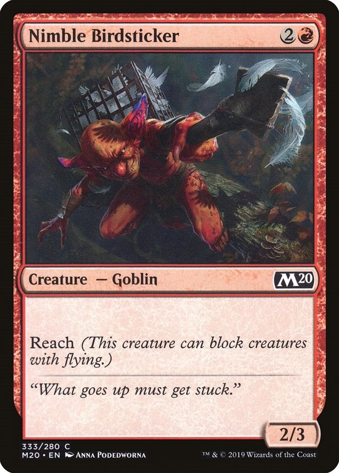 Image for Nimble Birdsticker (333) (Core Set 2020) (M20) - Magic: The Gathering