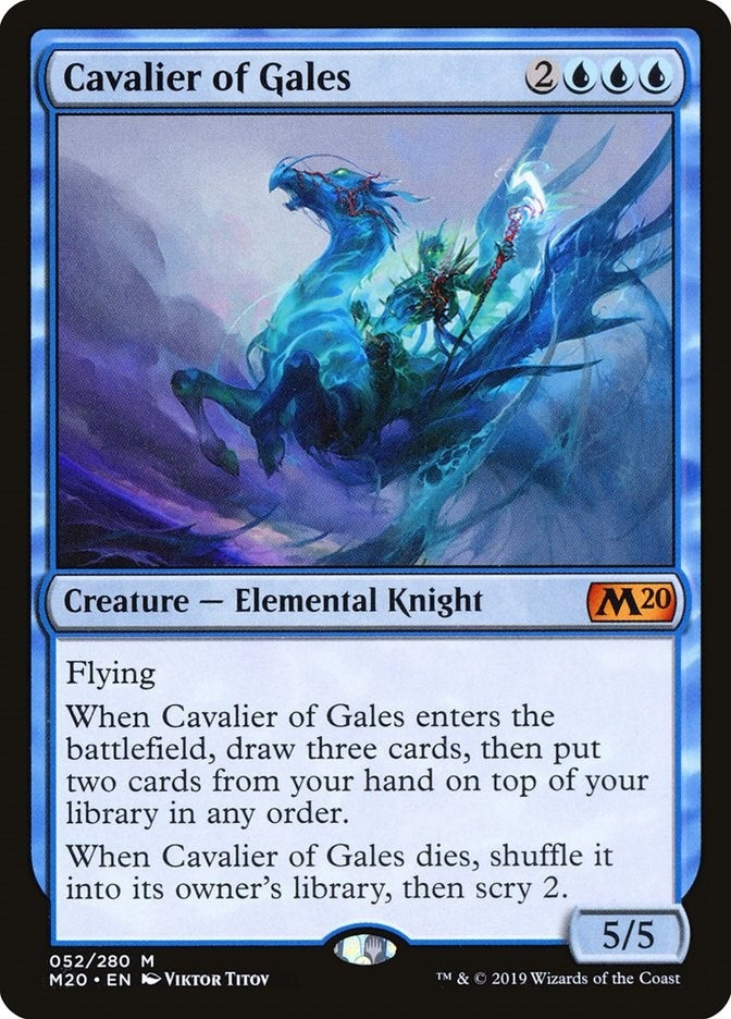 Image for Cavalier of Gales (52) (Core Set 2020) (M20) - Magic: The Gathering