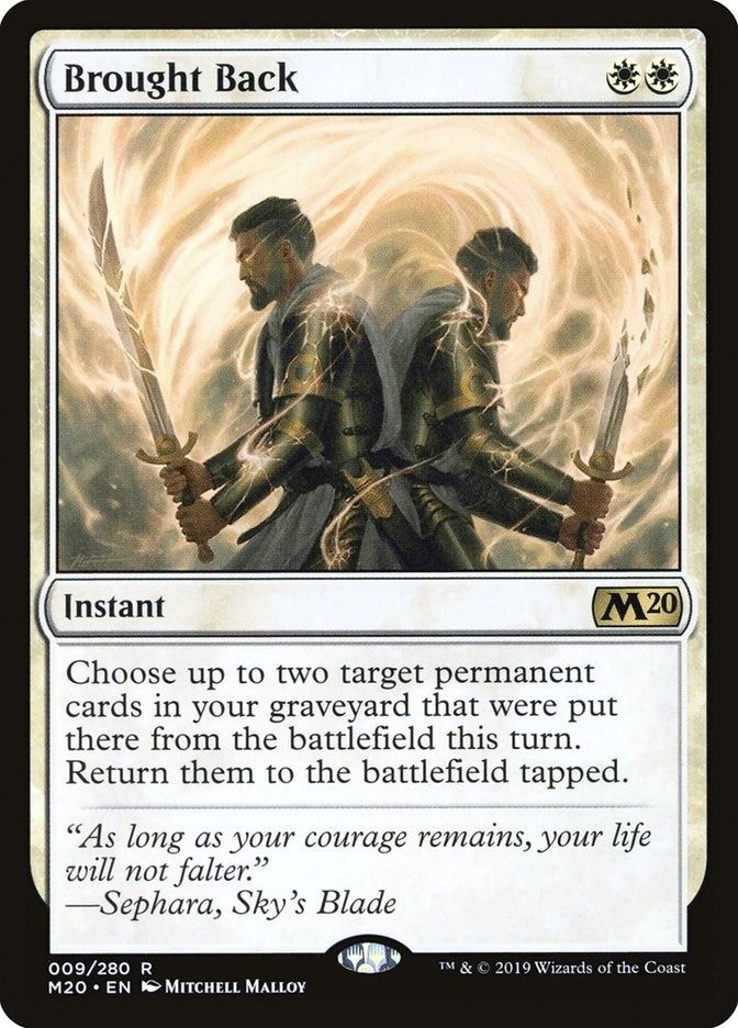 Image for Brought Back (9) (Core Set 2020) (M20) - Magic: The Gathering