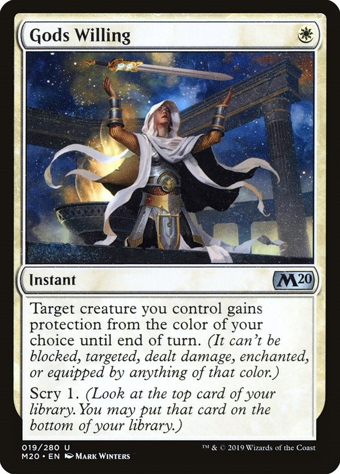 Image for Gods Willing (19) (Core Set 2020) (M20) - Magic: The Gathering