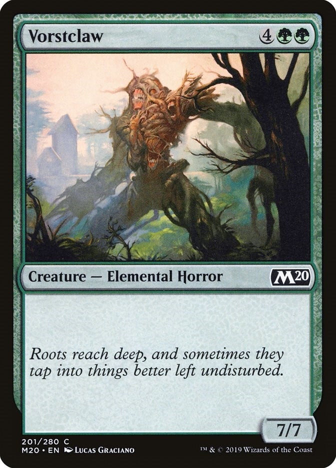 Image for Vorstclaw (201) (Core Set 2020) (M20) - Magic: The Gathering
