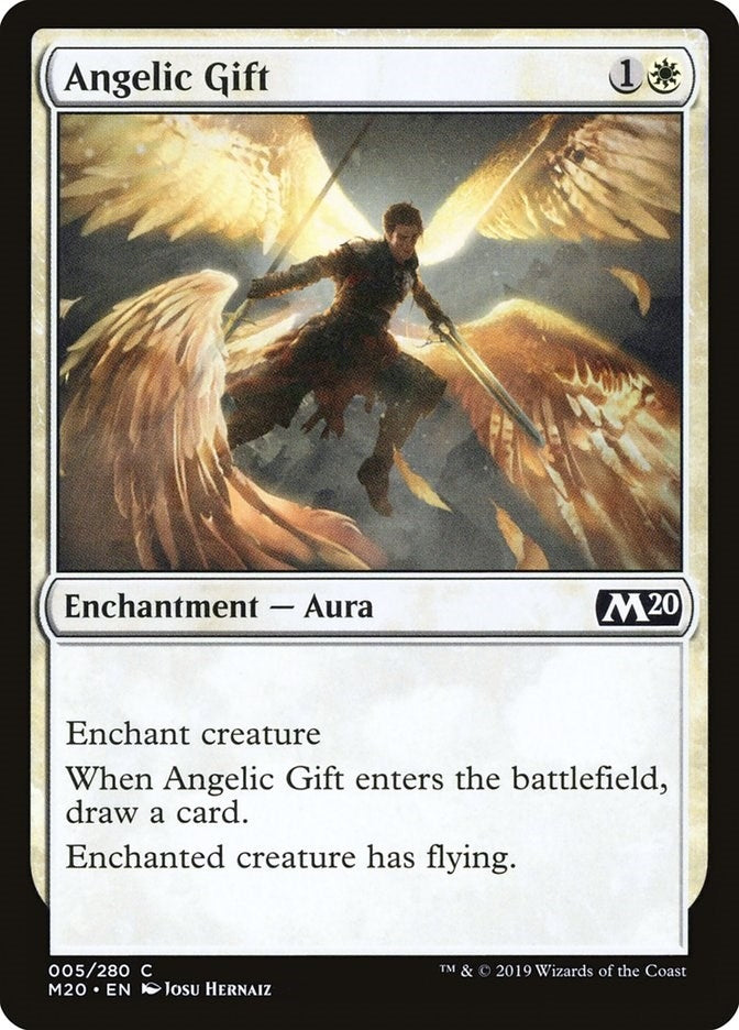 Image for Angelic Gift (5) (Core Set 2020) (M20) - Magic: The Gathering