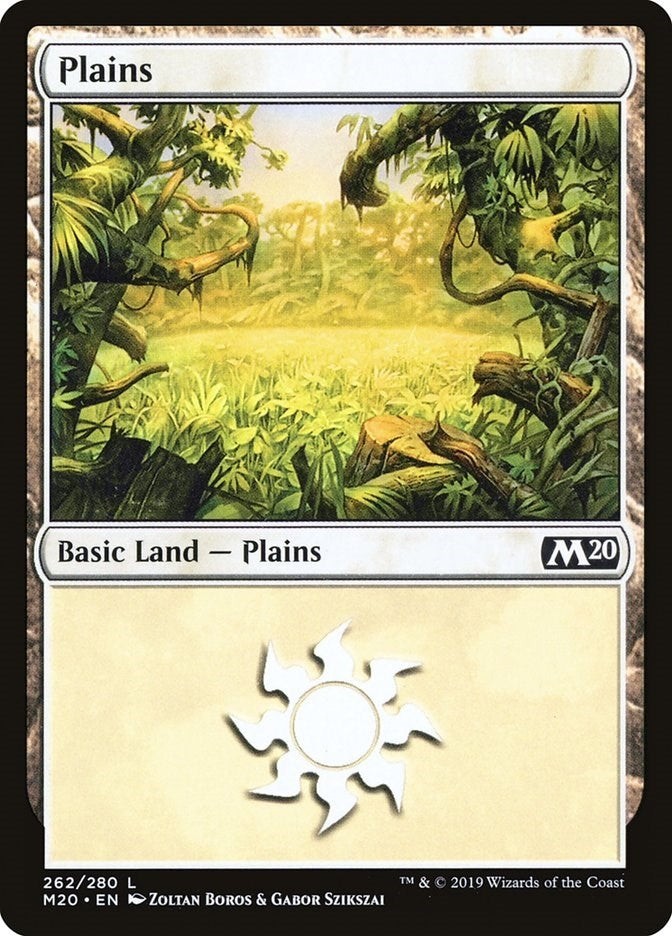 Image for Plains (262) (262) (Core Set 2020) (M20) - Magic: The Gathering