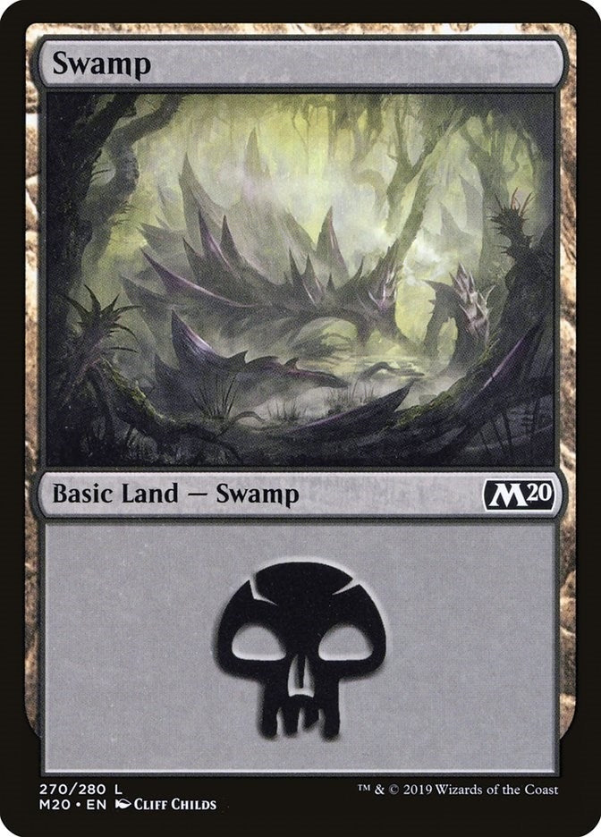 Image for Swamp (270) (270) (Core Set 2020) (M20) - Magic: The Gathering
