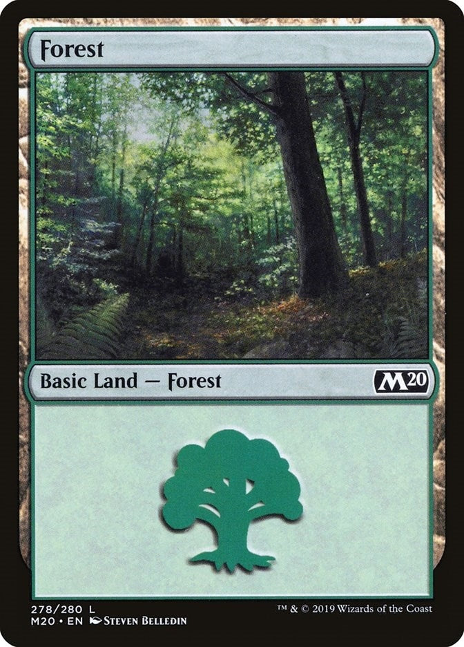 Image for Forest (278) (278) (Core Set 2020) (M20) - Magic: The Gathering