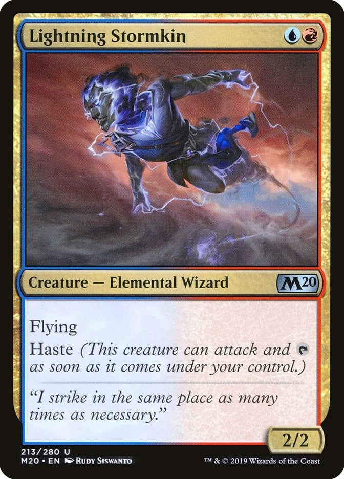Image for Lightning Stormkin (213) (Core Set 2020) (M20) - Magic: The Gathering