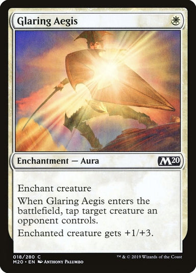 Image for Glaring Aegis (18) (Core Set 2020) (M20) - Magic: The Gathering