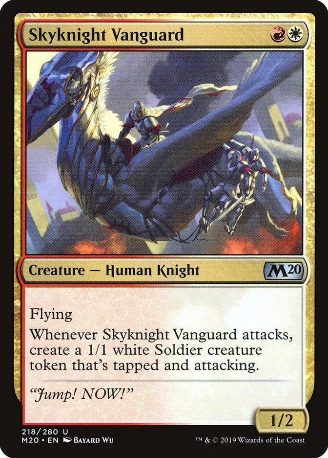 Image for Skyknight Vanguard (218) (Core Set 2020) (M20) - Magic: The Gathering