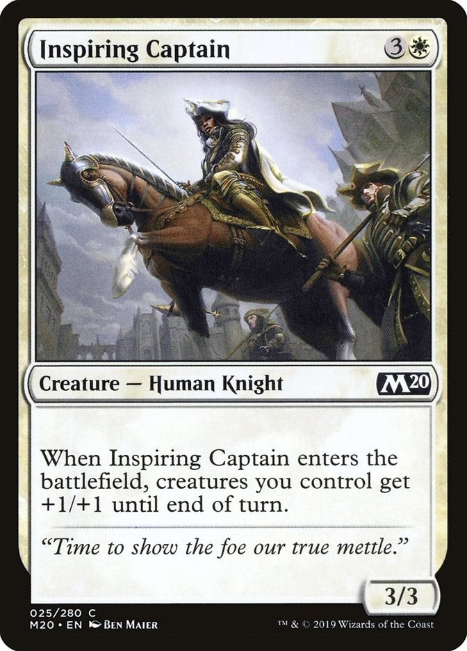 Image for Inspiring Captain (25) (Core Set 2020) (M20) - Magic: The Gathering