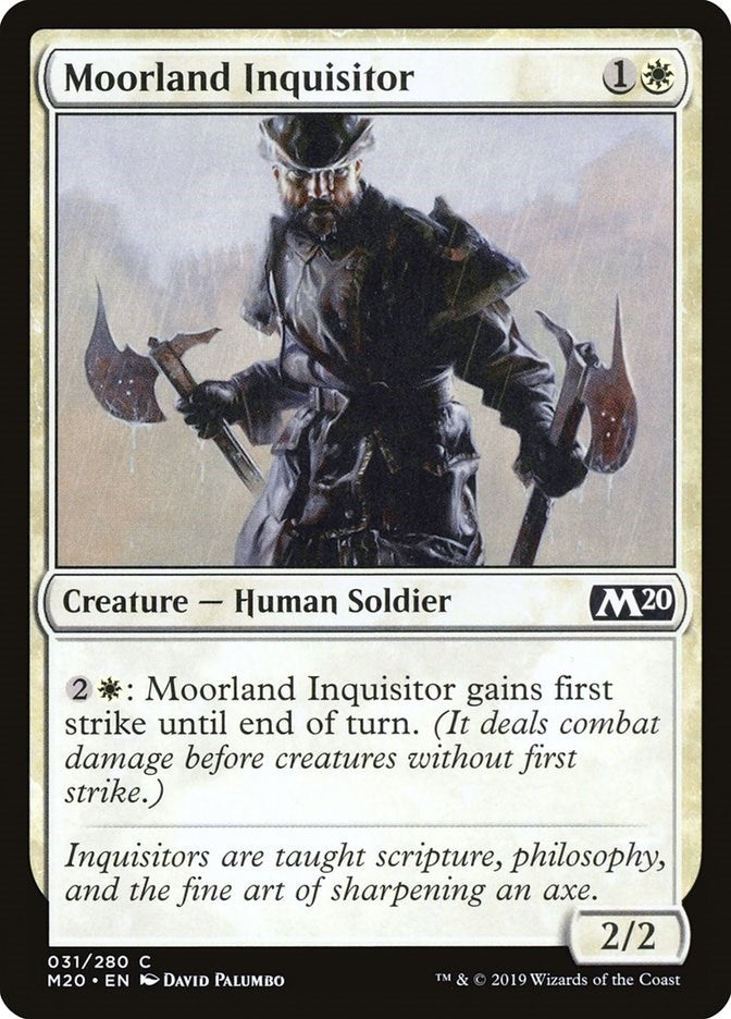 Image for Moorland Inquisitor (31) (Core Set 2020) (M20) - Magic: The Gathering
