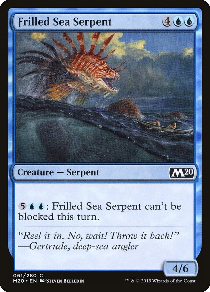 Image for Frilled Sea Serpent (61) (Core Set 2020) (M20) - Magic: The Gathering