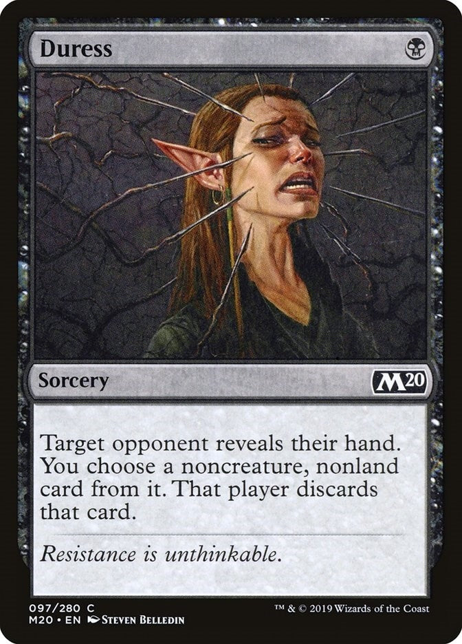 Image for Duress (97) (Core Set 2020) (M20) - Magic: The Gathering