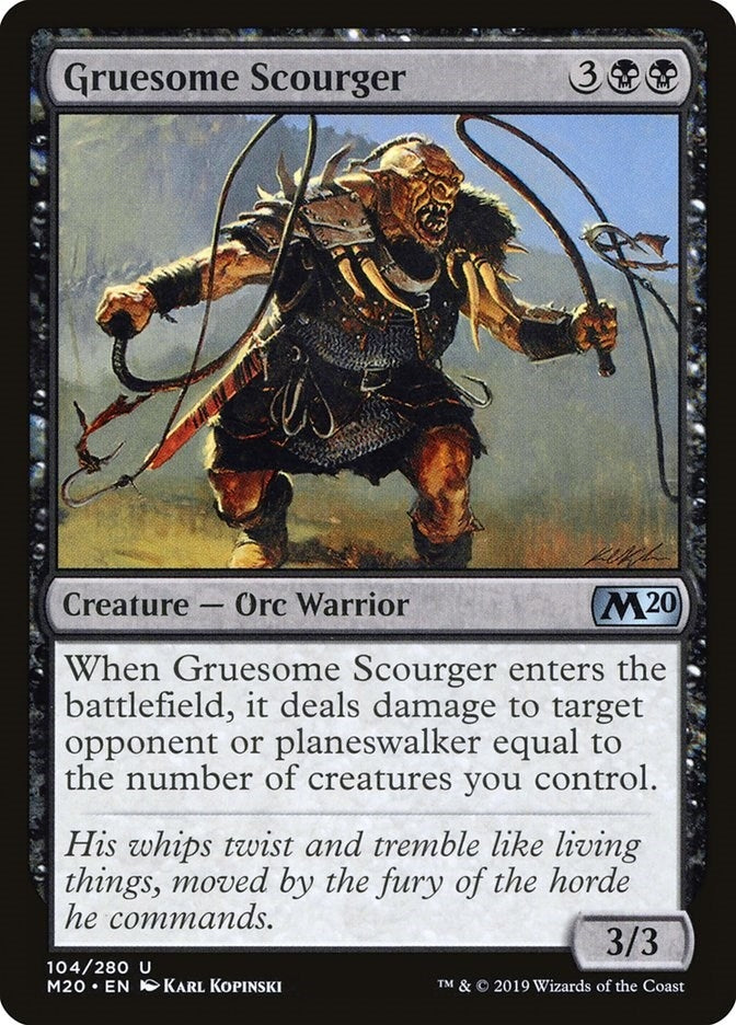 Image for Gruesome Scourger (104) (Core Set 2020) (M20) - Magic: The Gathering