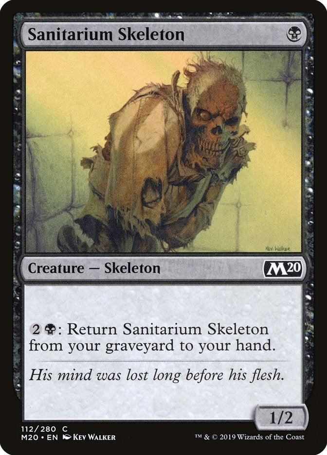 Image for Sanitarium Skeleton (112) (Core Set 2020) (M20) - Magic: The Gathering