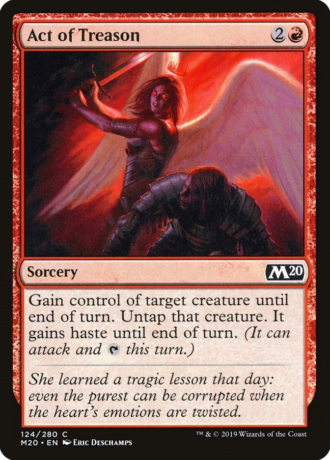 Image for Act of Treason (124) (Core Set 2020) (M20) - Magic: The Gathering