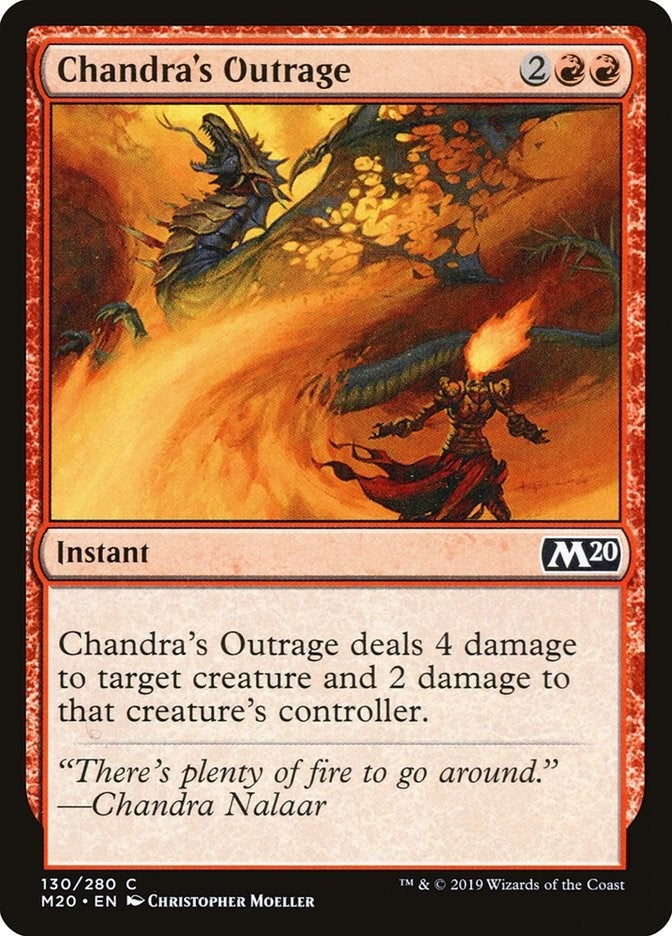 Image for Chandra's Outrage (130) (Core Set 2020) (M20) - Magic: The Gathering