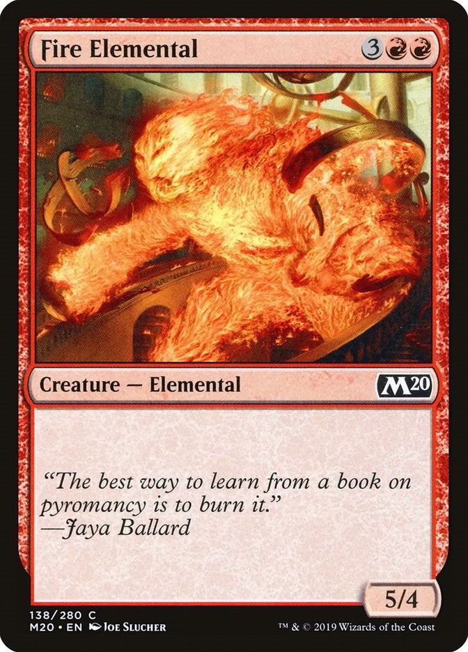 Image for Fire Elemental (138) (Core Set 2020) (M20) - Magic: The Gathering