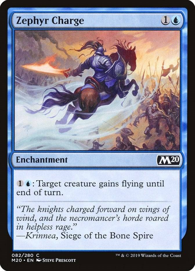 Image for Zephyr Charge (82) (Core Set 2020) (M20) - Magic: The Gathering