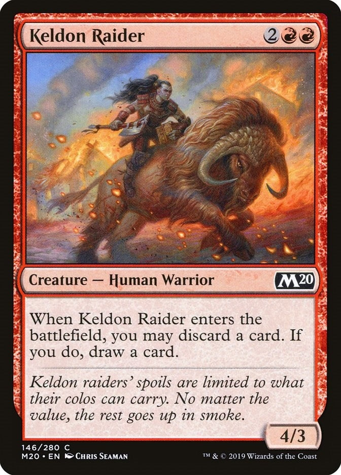 Image for Keldon Raider (146) (Core Set 2020) (M20) - Magic: The Gathering