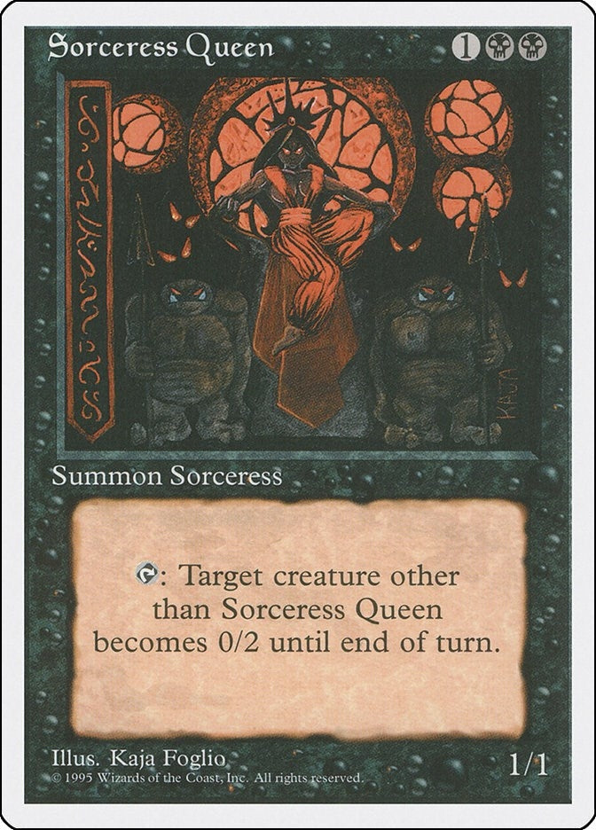 Image for Sorceress Queen (Fourth Edition) (4ED) - Magic: The Gathering