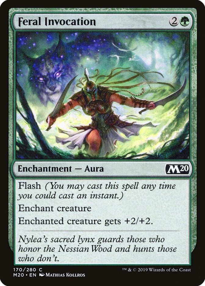 Image for Feral Invocation (170) (Core Set 2020) (M20) - Magic: The Gathering
