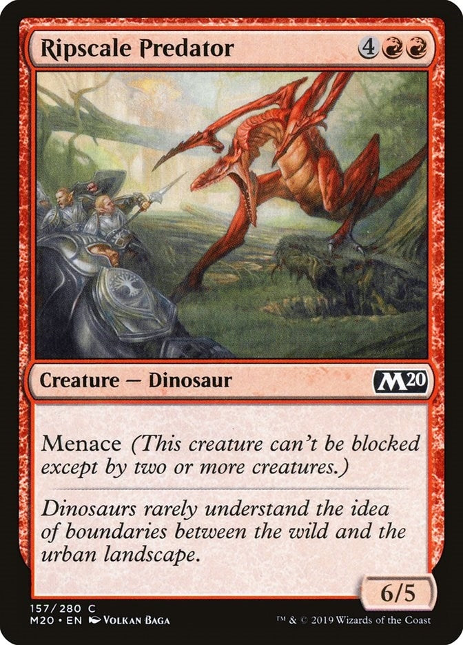 Image for Ripscale Predator (157) (Core Set 2020) (M20) - Magic: The Gathering