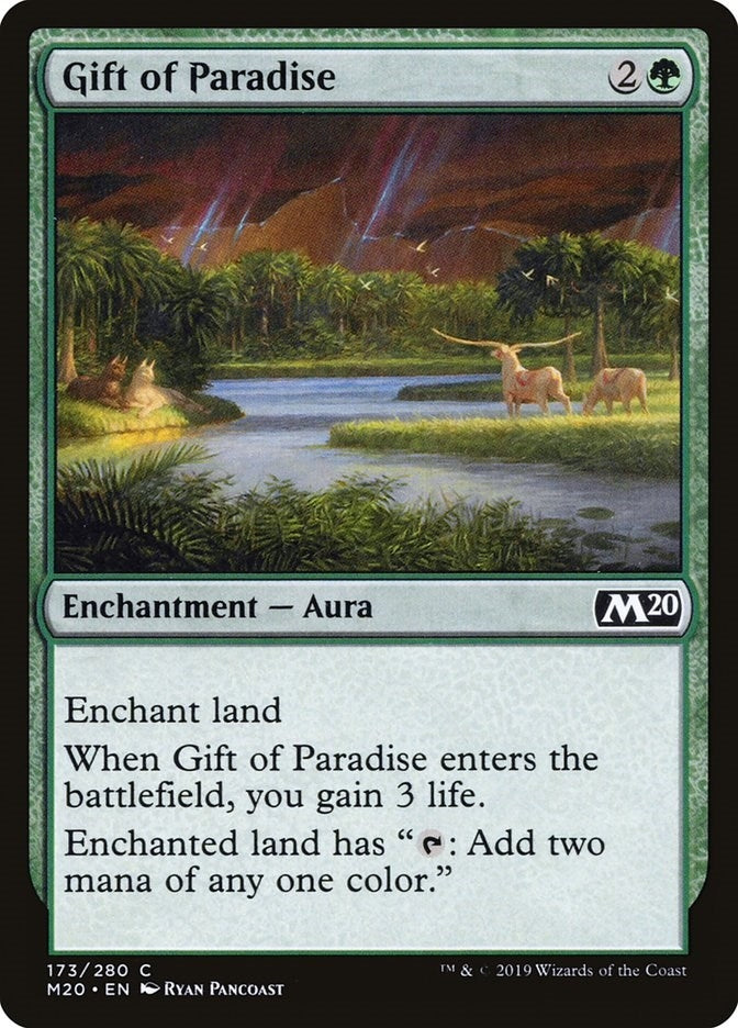 Image for Gift of Paradise (173) (Core Set 2020) (M20) - Magic: The Gathering