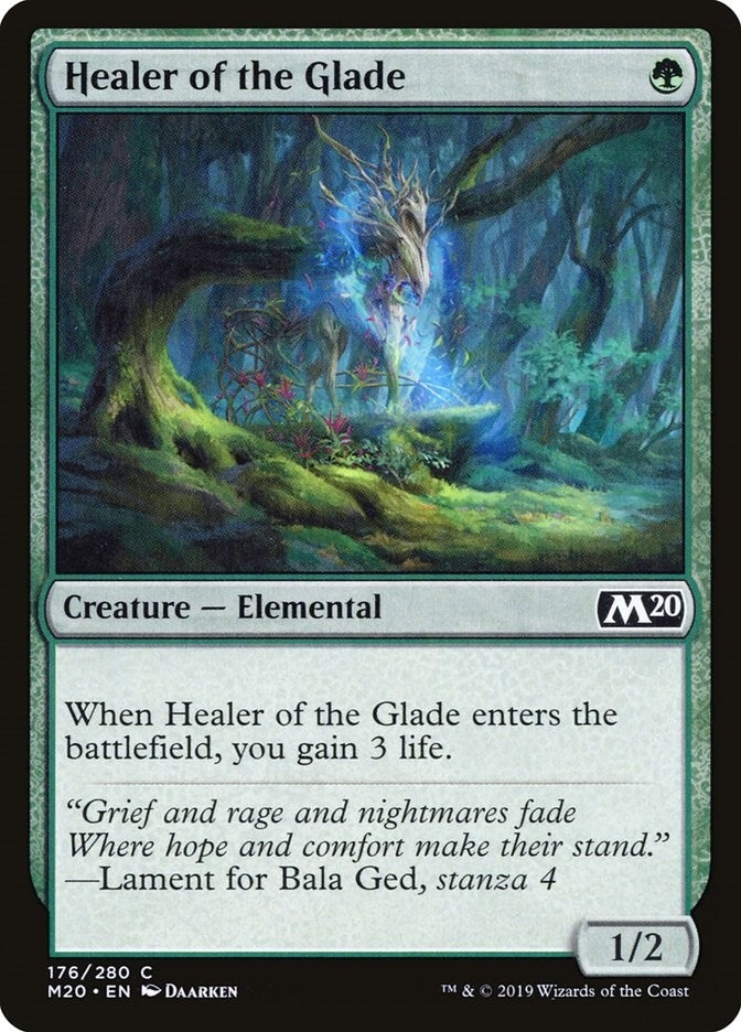 Image for Healer of the Glade (176) (Core Set 2020) (M20) - Magic: The Gathering