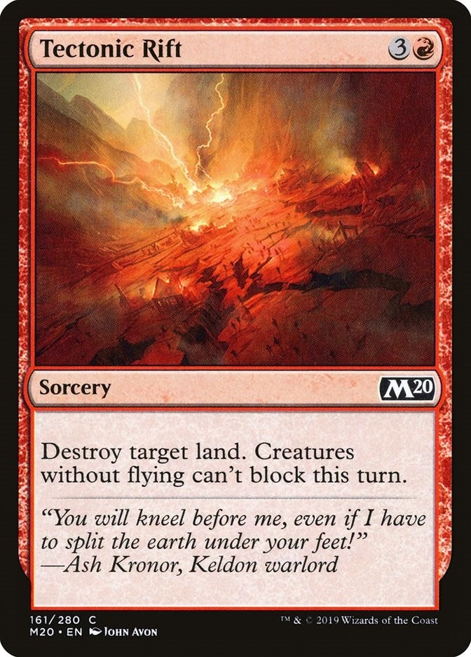 Image for Tectonic Rift (161) (Core Set 2020) (M20) - Magic: The Gathering