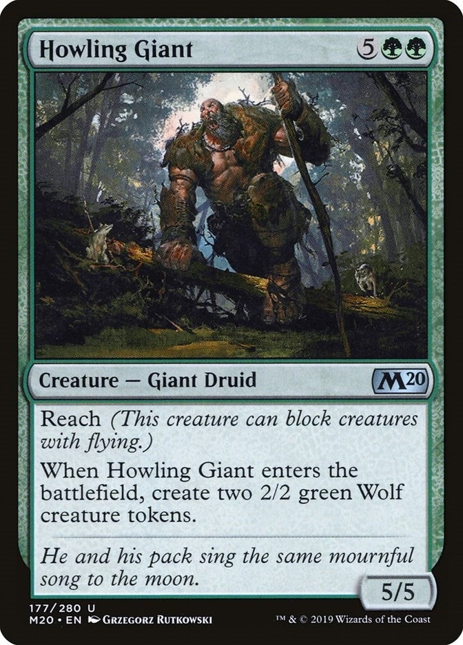 Image for Howling Giant (177) (Core Set 2020) (M20) - Magic: The Gathering