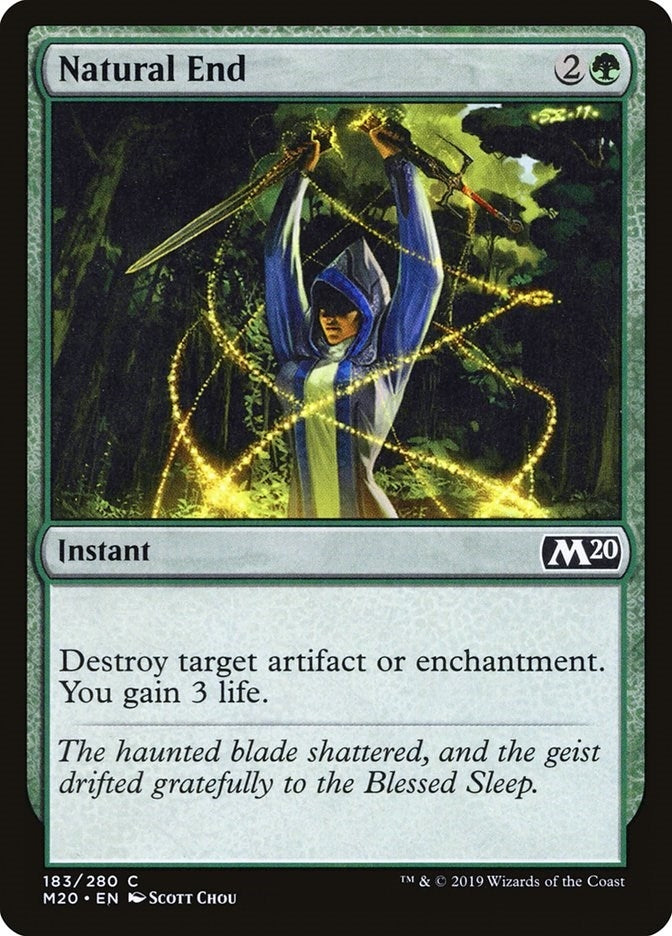 Image for Natural End (183) (Core Set 2020) (M20) - Magic: The Gathering