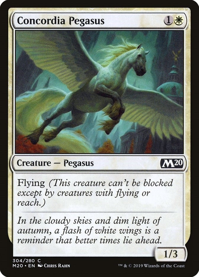 Image for Concordia Pegasus (304) (Core Set 2020) (M20) - Magic: The Gathering